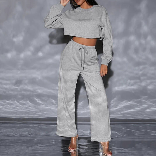 Graphic Drawstring Waist Sweatpants