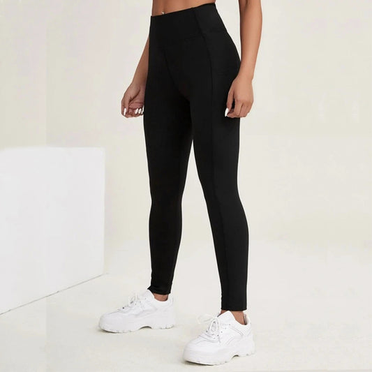 Breathable Softness High Stretch Sports Leggings With Phone Pocket