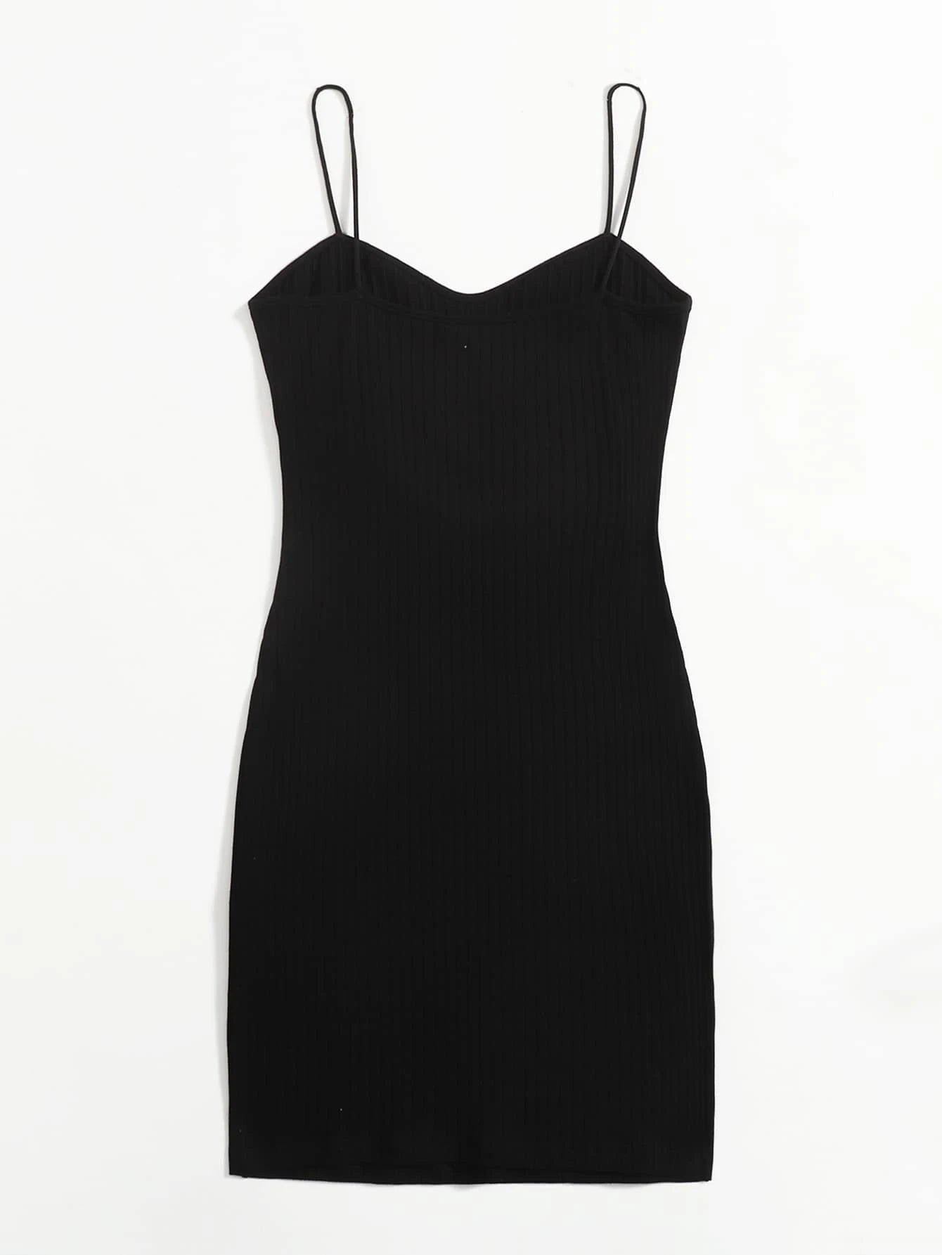 Solid Bodycon Dress