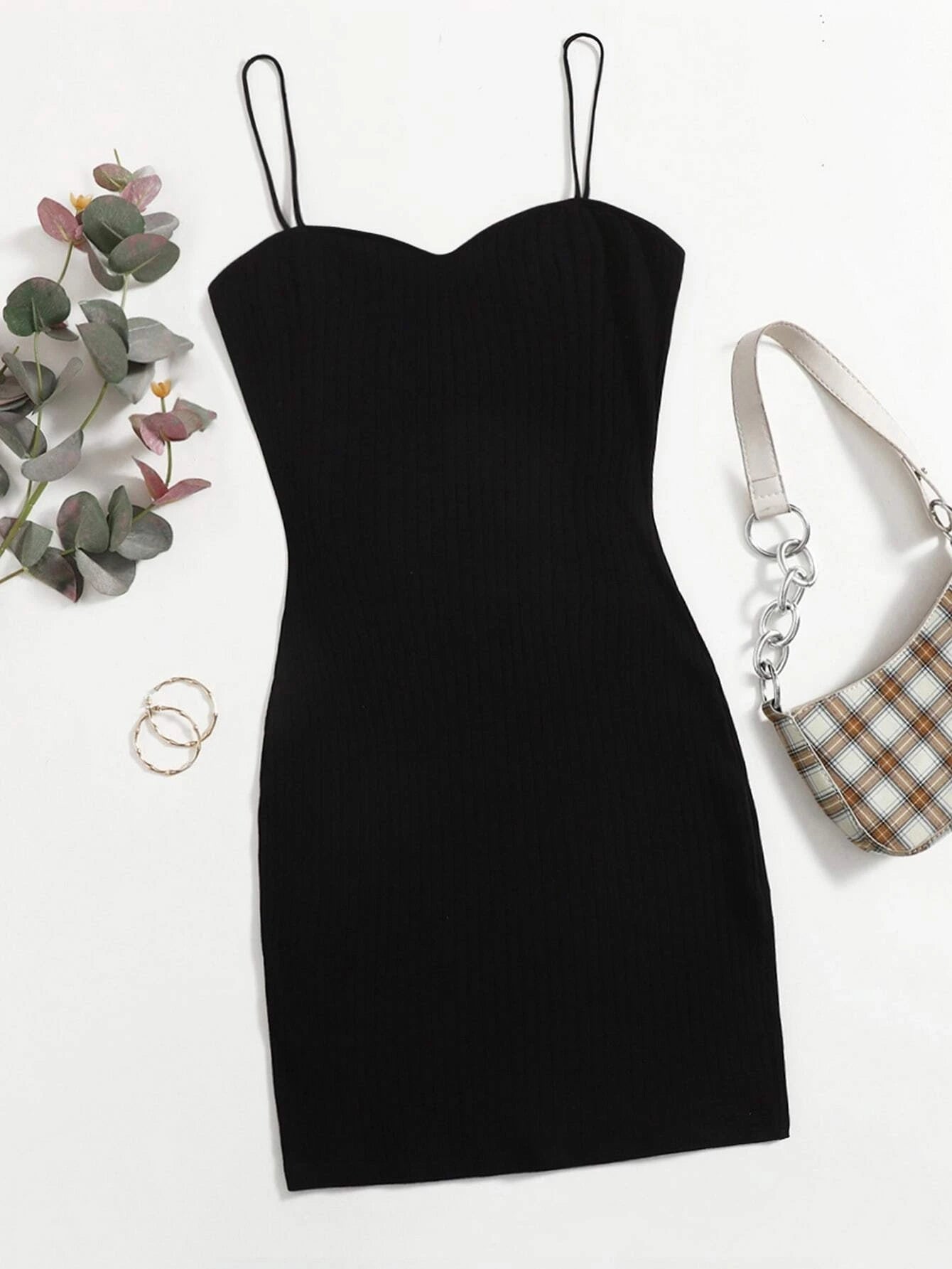 Solid Bodycon Dress