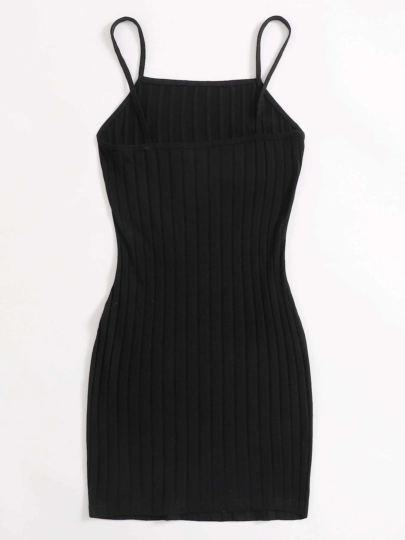 Ribbed Bodycon Mini Dress